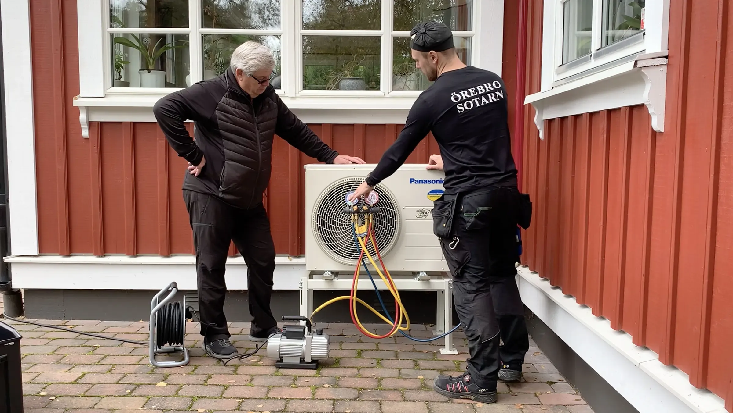Installation av luftvärmepump